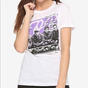 Fall Out Boy Purple Photo Tee